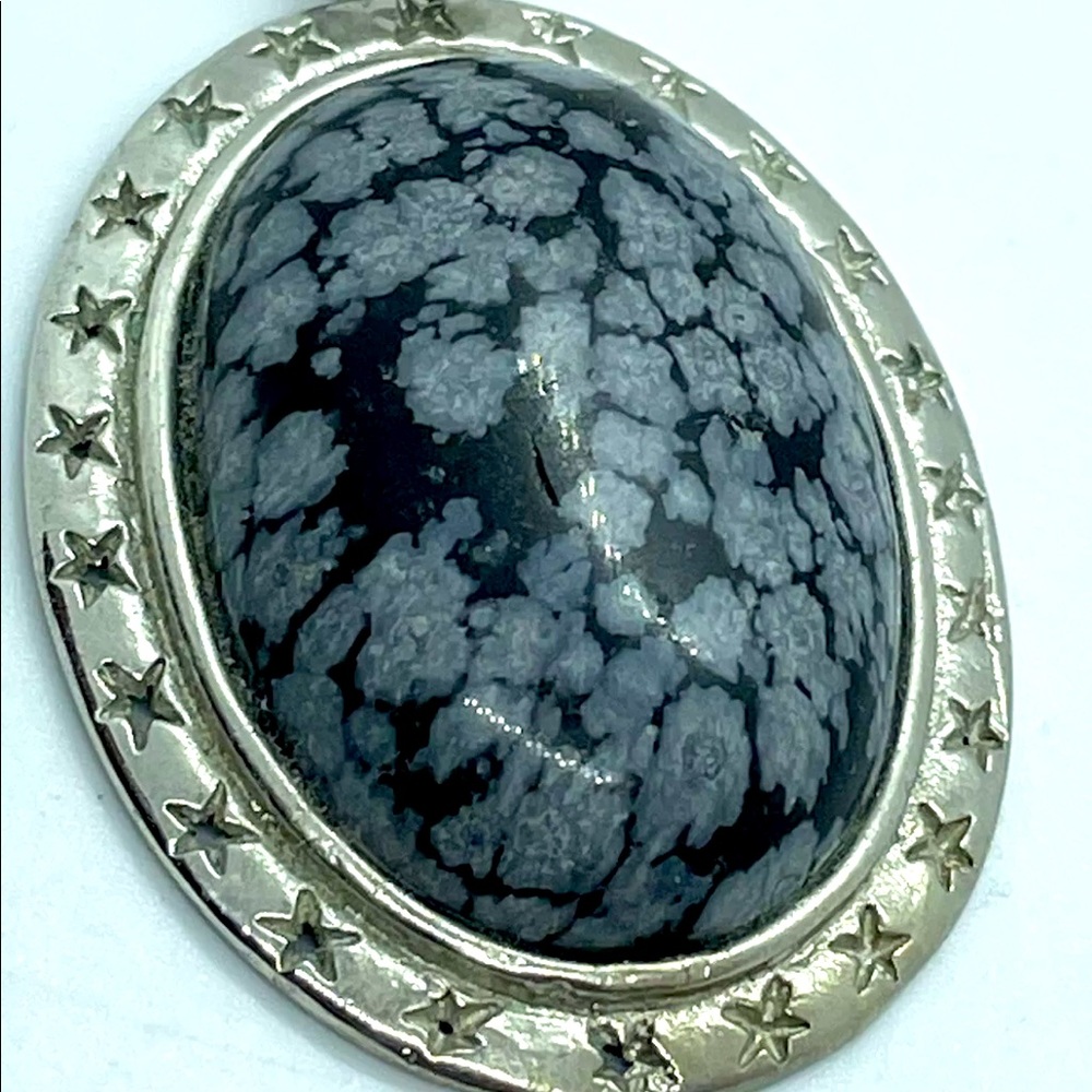 18K Gold Plated Necklace Pendant with Unknown Stone